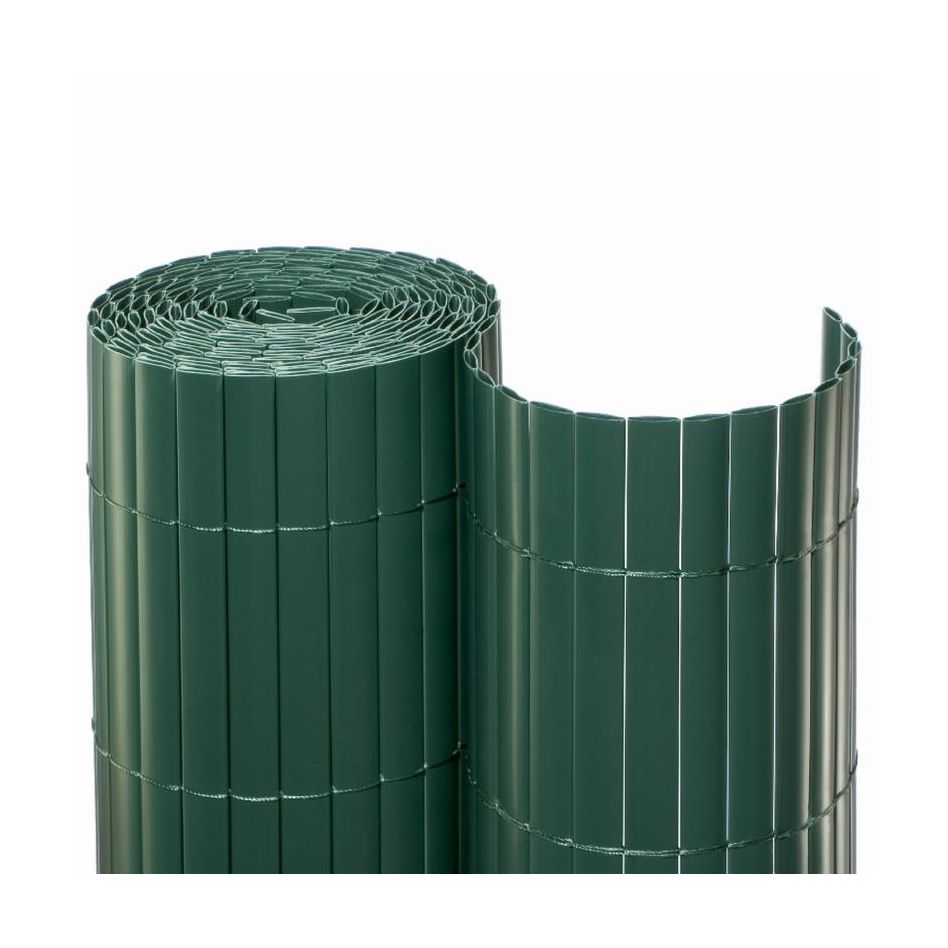 NOOR Sichtschutzmatte PVC Grün Sichtschutzzaun, 0,9x3 m Image