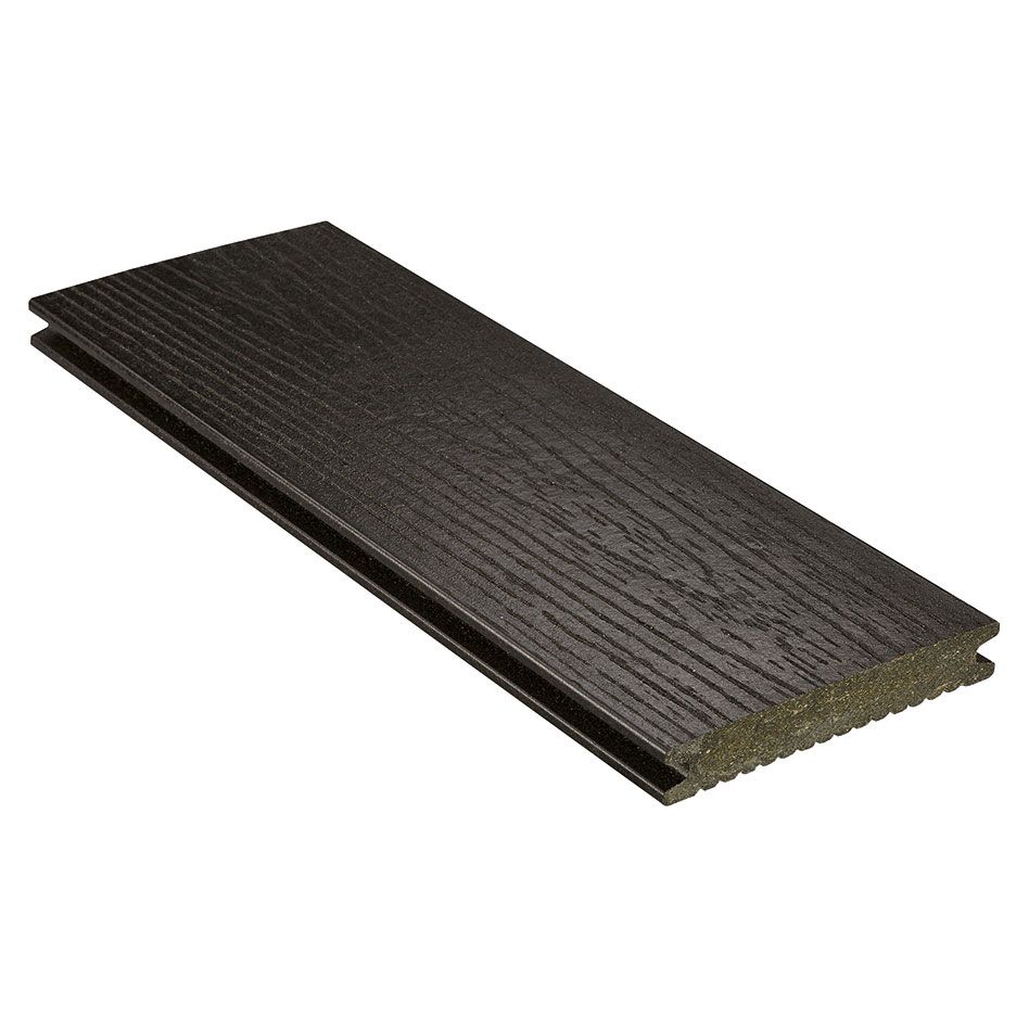 NATURinFORM WPC-Terrassendiele 21x139mm DIE KERNIGE anthrazit massiv grau dunkel, 6000 mm Image