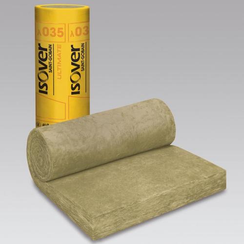 ISOVER Klemmfilz Ultimate Universal-Filz Glaswolle Dachdämmung, 100 mm, 035