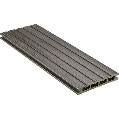 NATURinFORM WPC-Terrassendiele 21x139mm DIE KOMPAKTE plus Wabenprofildiele granitgrau, 4000 mm Image