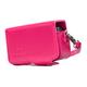 MegaGear MG1210 Sony Cyber-shot DSC-HX99, DSC-HX95, DSC-HX90V, DSC-HX80, DSC-WX500 Leder Kameratasche mit Trageriemen - Rosa