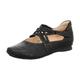 Think CHILLI , Damen Riemchenballerinas, Schwarz (SZ/K794 02), 39.5 EU (6 UK)