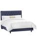 Alcott Hill® Low Profile Standard Bed Upholstered/Metal/Cotton | 54 H x 41 W x 78 D in | Wayfair ALCT2127 25540954
