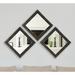 Gracie Oaks Darien Distressed Wall Mirror | 32.5 H x 32.5 W x 0.75 D in | Wayfair ATGR4654 30303410