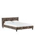 Dakota Fields Hearne Low Profile Standard Bed Upholstered/Cotton in Brown | 54 H x 41 W x 78 D in | Wayfair BLMT1330 41687987