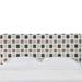 Brayden Studio® Thedford Upholstered Panel Headboard Linen/Cotton in Black | 51 H x 56 W x 4 D in | Wayfair BRAY3761 38312667