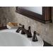 Delta Haywood Widespread Bathroom Faucet 3 Hole, 2-handle Bathroom Sink Faucet w/ Drain Assembly in Brown | Wayfair 35999LF-RB