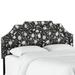 Darby Home Co Dwyer Linen Upholstered Panel Headboard Cotton in White/Black | 51 H x 62 W x 4 D in | Wayfair 767D1915393148EFA72C6775FFEEEEF1