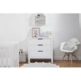 Carter's by DaVinci Colby 3 Drawer Dresser in White | 34 H x 34 W x 18.25 D in | Wayfair F11923W