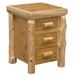 Fireside Lodge Cedar 3 - Drawer Nightstand Wood in Brown | 27 H x 20 W x 20 D in | Wayfair 11031