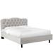 Willa Arlo™ Interiors Pires Tufted Upholstered Low Profile Platform Bed Polyester | 41 H x 41 W x 78 D in | Wayfair