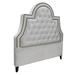 My Chic Nest Amanda Velvet Panel Headboard Upholstered/Velvet in White | 64 H x 58 W x 5 D in | Wayfair 517-f - White