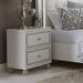 Michael Amini Sky Tower 2 - Drawer Nightstand Wood in White | 28 H x 23.75 W x 16.5 D in | Wayfair 9025640-108