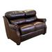 Westland and Birch Beacon 64" Genuine Leather Rolled Arm Loveseat Genuine Leather in Brown | 38 H x 64 W x 40 D in | Wayfair Beacon-L-11