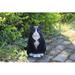 Hi-Line Gift Ltd. Sitting Cat Figurine Resin in Black/White | 11.5 H x 8 W x 9.5 D in | Wayfair 87757-I