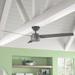 Hunter Fan 52" Cassius 3 - Blade Outdoor Standard Ceiling Fan w/ Pull Chain, Wood in Gray/White | Wayfair 59262