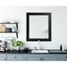 Latitude Run® Modern & Contemporary Accent Bathroom/Vanity Mirror Wood in Black | 38" H x 32" W | Wayfair LRUN5339 39472011