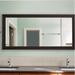 Latitude Run® Modern & Contemporary Bathroom/Vanity Mirror Wood in Brown | 72 H x 39 W x 0.75 D in | Wayfair LTRN2921 28372600