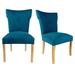 Red Barrel Studio® Aonan Side Chair Upholstered/Fabric in Blue | 20 H x 20 W x 25 D in | Wayfair LGLY5759 40788312