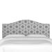 Latitude Run® Penncross Panel Headboard Upholstered/Linen in Black | 51 H x 74 W x 4 D in | Wayfair LATR8934 34629068