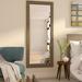 Gracie Oaks Traditional Beveled Accent Mirror in Brown | 70.5 H x 30 W x 0.75 D in | Wayfair 08BB0AA6DCBC422AB8DE2D1E98AEB11F