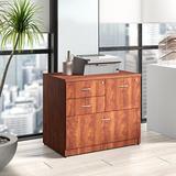 Lorell Essentials Series 4-Drawer Lateral Filing Cabinet Wood in Brown | 29.5 H x 35.5 W x 22 D in | Wayfair LLR69540