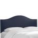 Longshore Tides Briallen Upholstered Panel Headboard Upholstered in Black | 51 H x 56 W x 4 D in | Wayfair LNTS3107 40896229