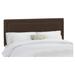 Mercer41 Rufus Panel Headboard Upholstered/Polyester in Brown | 51 H x 74 W x 4 D in | Wayfair MRCR4091 31208946