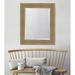 Melissa Van Hise English Resin Frame Wall Mirror Resin in Gray/Brown | 37 H x 31 W x 1.5 D in | Wayfair MIR3712228