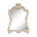 One Allium Way® Stijn Wall Mirror Resin, Wood in Brown | 45 H x 30 W x 2 D in | Wayfair OAWY3687 28741808