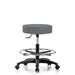 Perch Chairs & Stools Height Adjustable Swivel Stool w/ Foot Ring Metal in Gray | 28 H x 24 W x 24 D in | Wayfair STN2-BCIF-FR