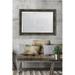 Melissa Van Hise English Resin Frame Wall Mirror Resin in Gray/White | 46 H x 36 W x 1.25 D in | Wayfair MIR3282436