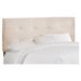 Skyline Furniture Parnell Tufted Headboard Upholstered/Metal/Linen in Black | 51 H x 56 W x 4 D in | Wayfair 791FLNNTLC