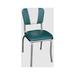 Richardson Seating Retro Home Side Chair Faux Leather/Upholstered in Green | 31.5 H x 16 W x 19.5 D in | Wayfair 4120GRN