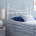 Harper Orchard Linganore Twin Metal Headboard Metal in Gray/White | 42 H x 39 W x 1.5 D in | Wayfair VVRE3648 42453792