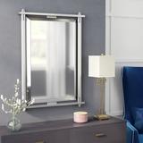 Willa Arlo™ Interiors Barnesville Accent Mirror Metal | 35.5 H x 25.75 W x 2 D in | Wayfair WLAO2943 42450697