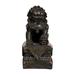 World Menagerie 2 Piece Carter Foo Dog Figurine Set Resin in Brown | 9 H x 6.5 W x 4 D in | Wayfair WRMG2562 42453240