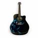 Woodrow Carolina Panthers Acoustic Guitar