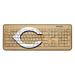 Cincinnati Reds Wood Print Wireless USB Keyboard