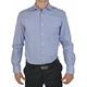 OLYMP Men Shirt Long Sleeve Luxor,Striped,Regular Fit,Classic,Blau 15,44
