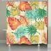 Bayou Breeze Suhel Tropical Palm Leaves Single Shower Curtain Polyester in Brown/Green | 72 H x 71 W in | Wayfair BBZE4322 44327955