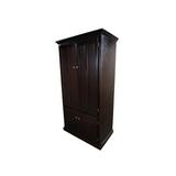 Breakwater Bay Neasa Solid Wood Armoire Desk Wood in Red | 71 H x 38 W x 22.5 D in | Wayfair BKWT2055 39859352