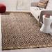 Brown/White 48 x 0.38 in Indoor Area Rug - Union Rustic Derry Geometric Hand-Woven Flatweave Jute/Sisal Brown Area Rug Jute & Sisal | Wayfair