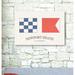 Breakwater Bay 'Newport Beach Nautical Flags' Graphic Art Print Canvas in Blue/Red | 10 H x 15 W x 0.5 D in | Wayfair BKWT3146 41616916