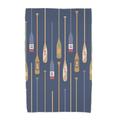 Beachcrest Home™ Aksel Beach Towel Polyester in Gray/Navy | Wayfair D33EFD445E924D949D26AE531B2B8392