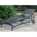 Lark Manor™ Arifa 73" Long Reclining Single Chaise Metal in Green | 32 H x 26 W x 73 D in | Outdoor Furniture | Wayfair