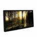 Millwood Pines 'Autumn Lights' Framed Photographic Print on Canvas in Black/Green | 16 H x 24 W x 2 D in | Wayfair ACOT4002 37979702