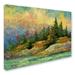 Alcott Hill® Pacific Island by Marion Rose - Print on Canvas in Blue/Green/Yellow | 18 H x 24 W x 2 D in | Wayfair ACOT5734 39250192