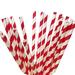 Beauty Acrylic Paper Straw in Red | Wayfair PS-11 X100