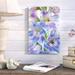 Ebern Designs Delphinium Finery Photographic Print on Wrapped Canvas Metal | 48 H x 32 W x 2 D in | Wayfair AGGR5486 39389739